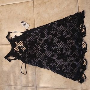 New Free People black dress